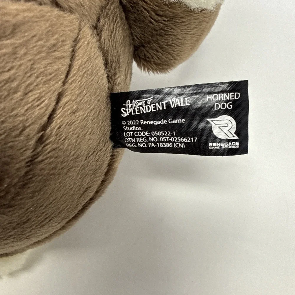 Renegade Plushes Artisans of Splendent‎ Vale - Horned Dog Plush - Preowned
